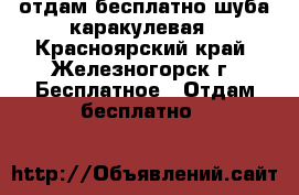 отдам бесплатно шуба каракулевая - Красноярский край, Железногорск г. Бесплатное » Отдам бесплатно   